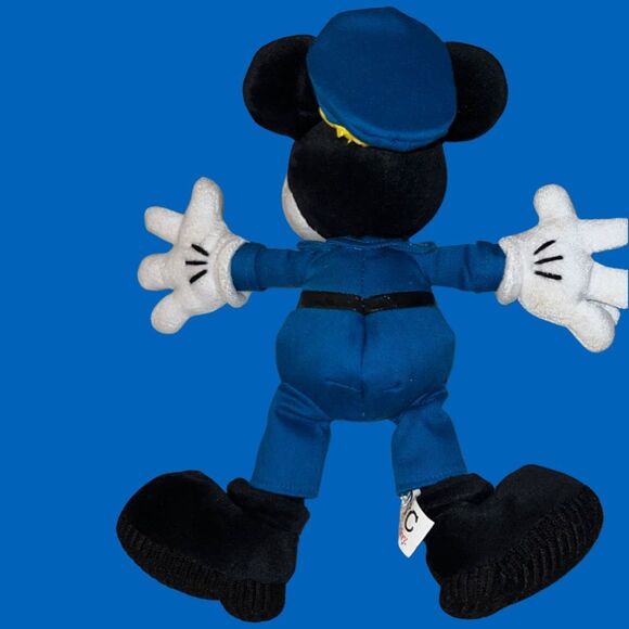 Micky Mouse Plush Disney Beanbag NYPD 55th Police NYC 10” - Picture 3 of 4